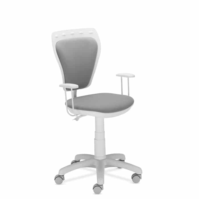 Ministyle GTP28 WHITE C12 ergonominė kėdė vaikams