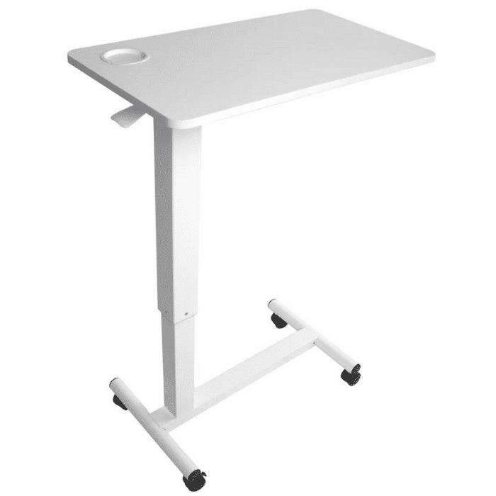 LUMI pakeliamas stalas 71×40 cm (baltas)