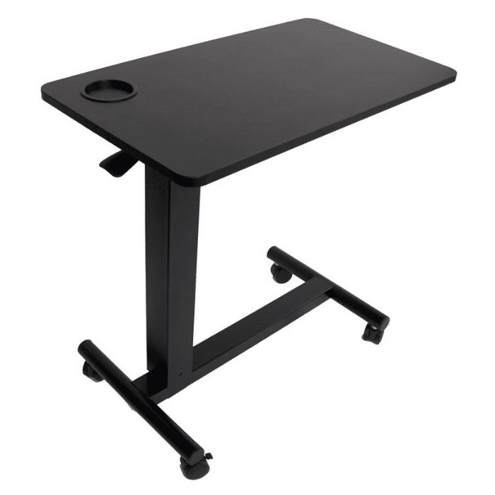 LUMI pakeliamas stalas 71×40 cm (juodas)